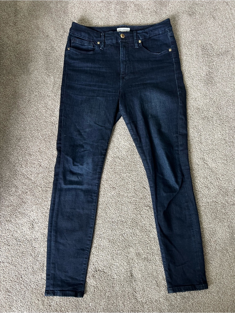 Good American Dark Blue Skinny Jeans